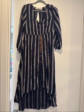 Saltwater Luxe High-Low Maxi Dress
